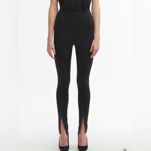 WARDROBE NYC black zip front leggings - Picture 1 of 7